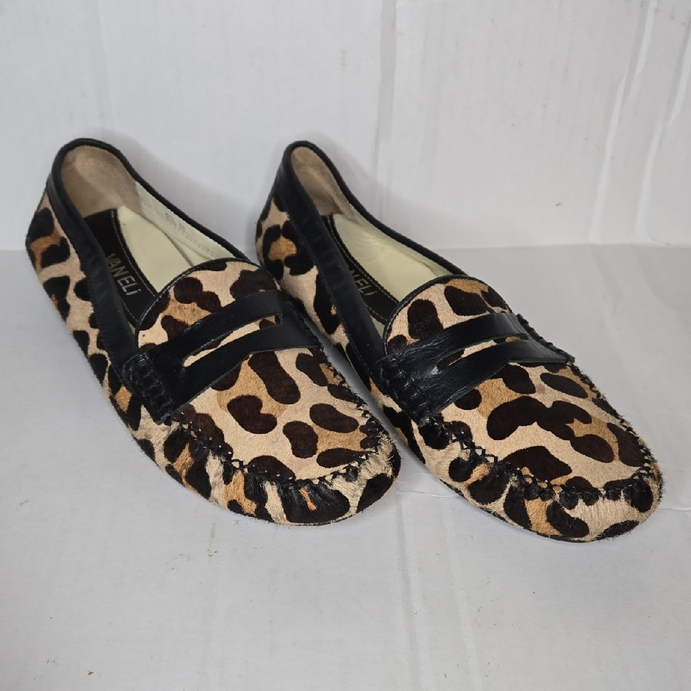 VANELi Leopard Print Loafers